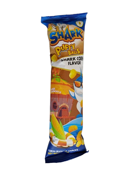 Mr.Shark Puffy Balls Shark Corn Flavor 20G
