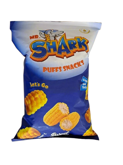 Mr.Shark Puffs Snacks Sweet Corn