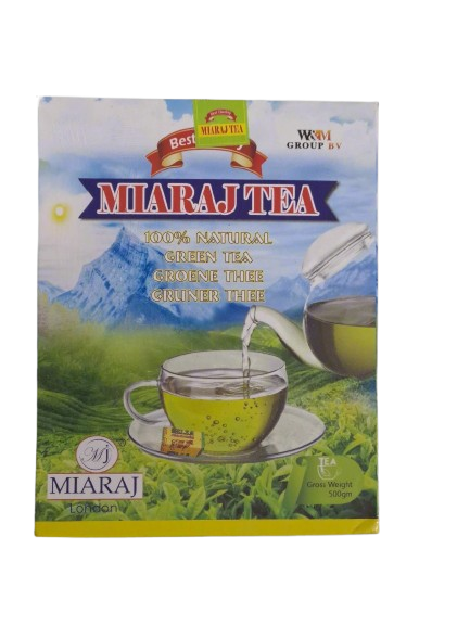 MIARAJ TEA 100% Natural Green Tea 500g