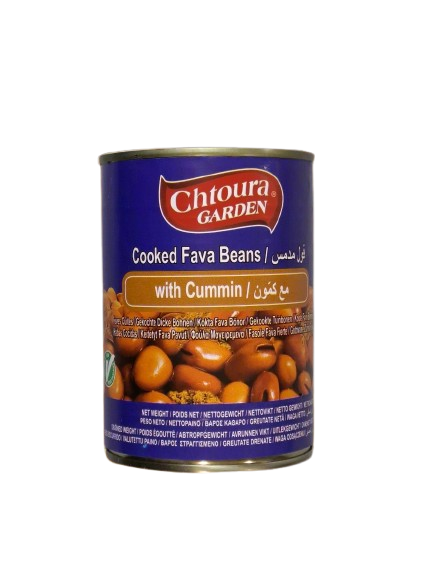 Chtoura Garden Cooked Fava Beans with Cummin