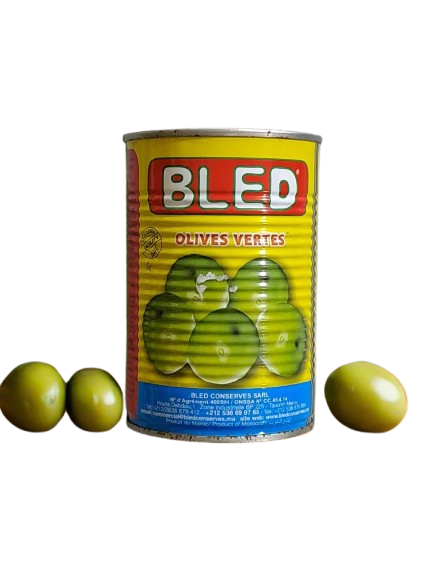 Gebleekte olijven vertes