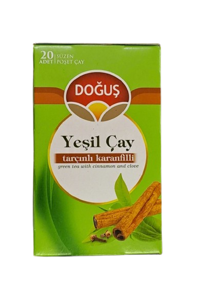 DOĞUŞ YEŞIL ÇAY, Green Tea With Cinnamon and Clove
