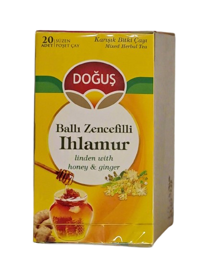 Dogus Balli Zencefilli Ihlamur, linden with honey and ginger tea