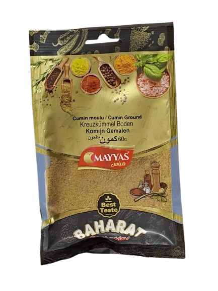 Mayyas Cumin Moulu / Cumin Ground Komijn Gemalen 60G