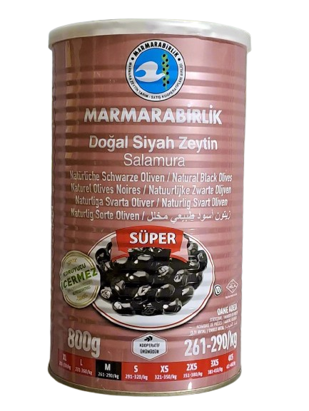 Marmara birlik Dogal Siyah Zeytin
