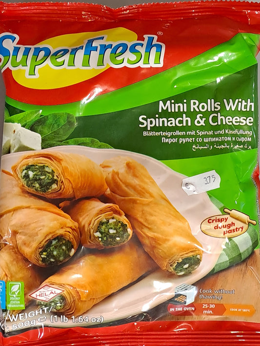 Super Fresh Mini Rolls With Spinach & Cheese