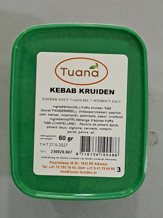 Tuana Kebab Kruiden