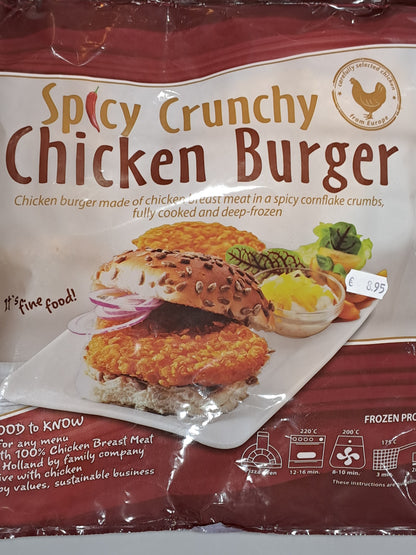 Spicy crunchy Chicken Burger