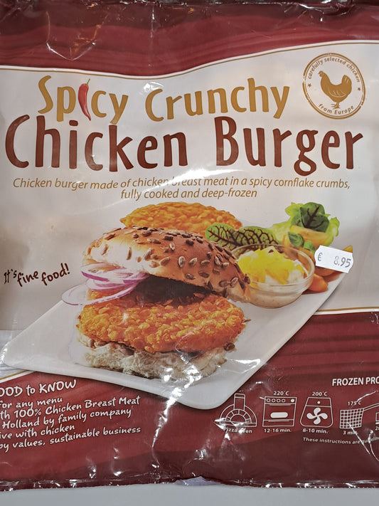 Spicy crunchy Chicken Burger