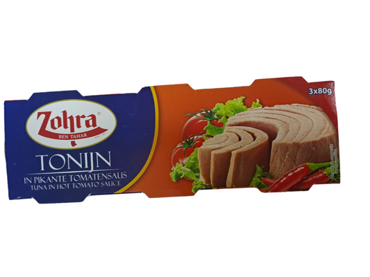 Zohra Tonijn in Pikante tomatensaus