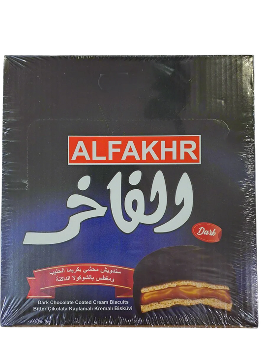 Al Fakhr Chocolate Coated Cream Bescuits 24× 30g