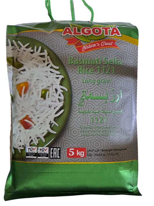 Algota Basmati Sella Rice 1121 Lang Grain