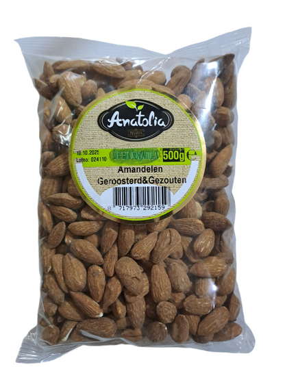 Anatolia Amandelen Geroosterd & Gezouten