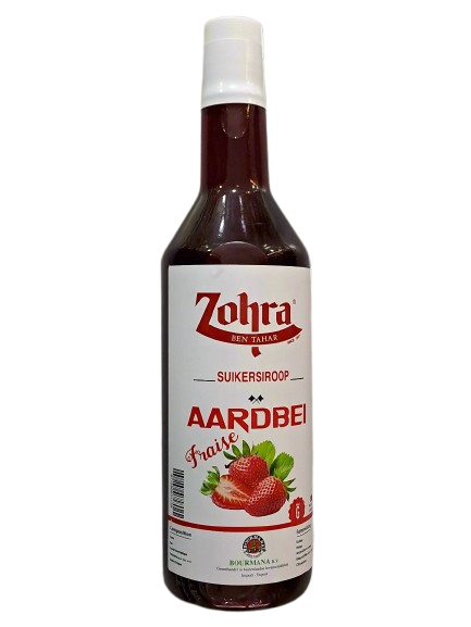 Zohra Aardbei SuikerSiroop