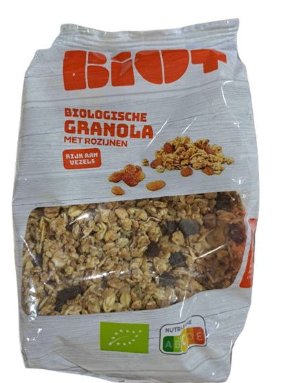 Bio+ Granola met Rozijnen