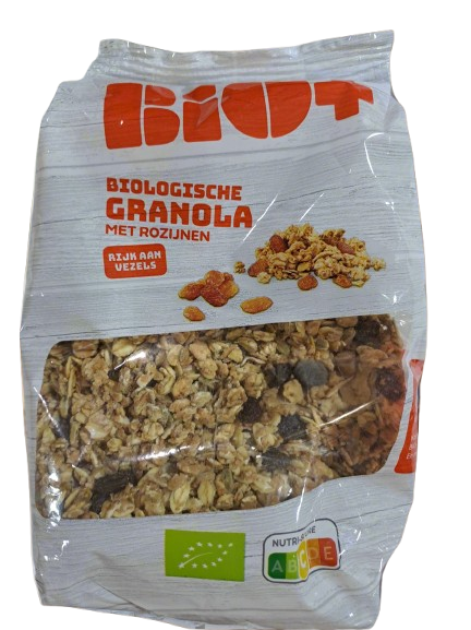Bio+ Granola met Rozijnen