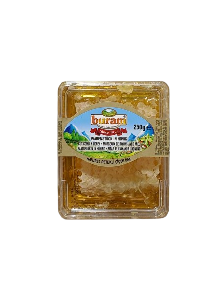 Buram Naturel Petekli Ciçek Bal