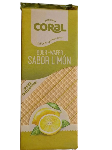 Coral Boer-Wafer Boer -Wafer Sabor Limón