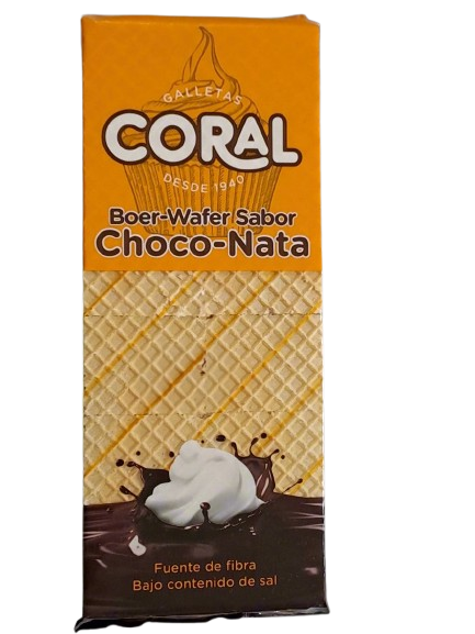 Coral Boer-Wafer Sabor Choco-Nata