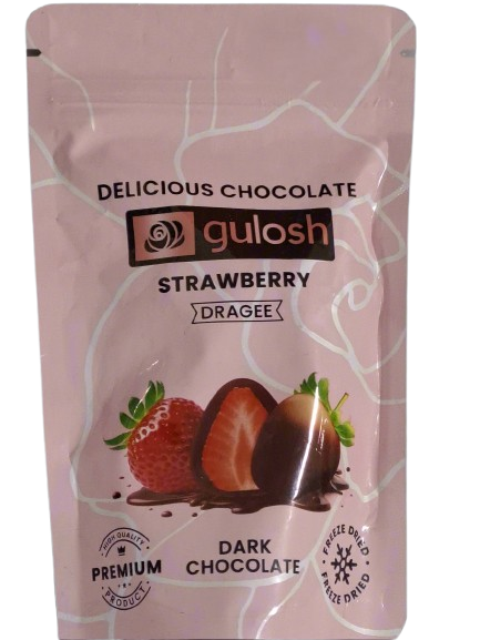 Delicious Chocolate Gulosh Strawberry Dark Chocolate