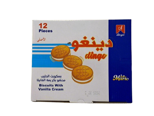 Dingo Biscuits With Vanilla Cream