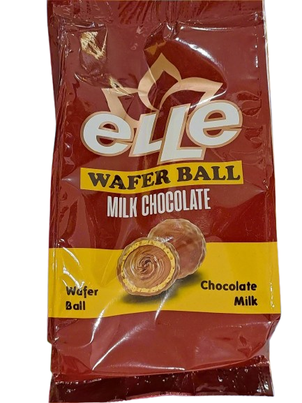 Elle Top Wafer Ball Milk Chocolate