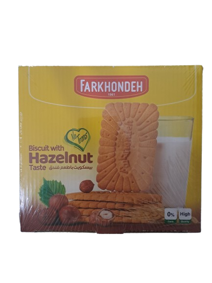 Farkhondeh Biscuit With Hazelnut Taste