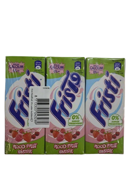 Fristi Rood Meyve %0 Suiker Pak 6×