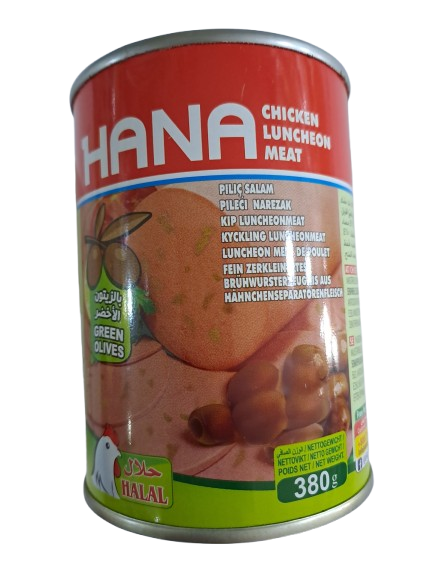 Hana Chicken Luncheon meat Green olives