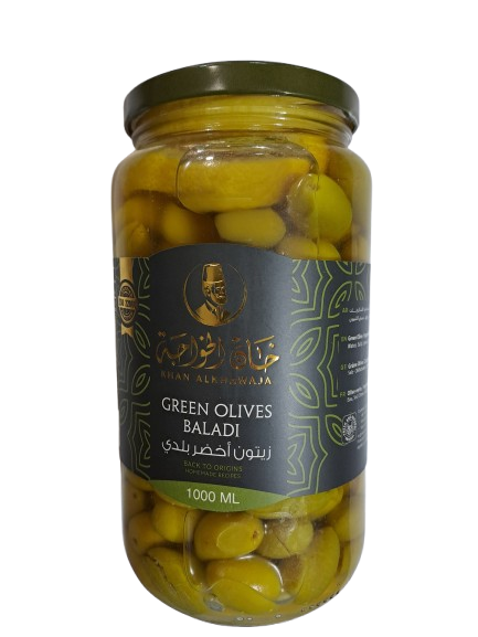 Khan Alkhawaja Green Olives Baladi