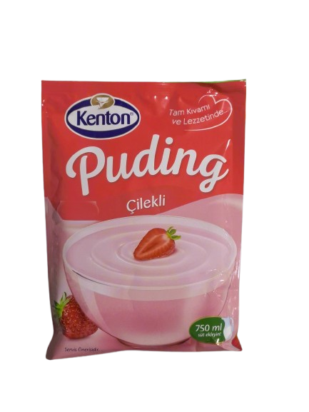kenton puding Çilekli