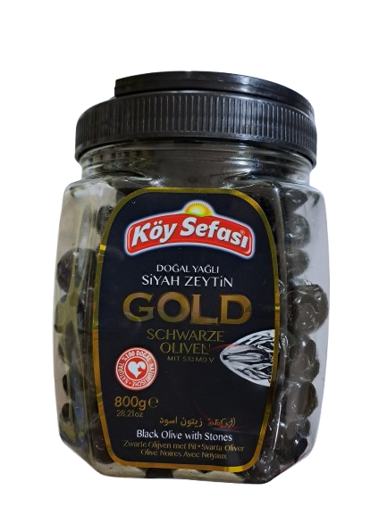 Koy Sefasi Gold Black Olive With Stones