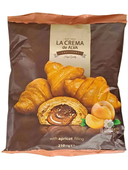 La Crema De Alva Croissant With Apricot Filling