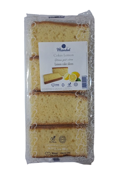 Mandul Lemon Cake Slices