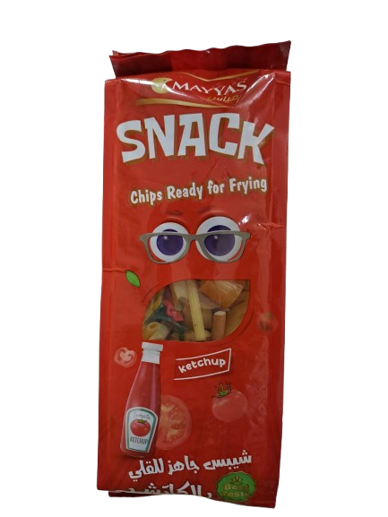 Mayyas Snack Chips Ready For Frying Ketchup