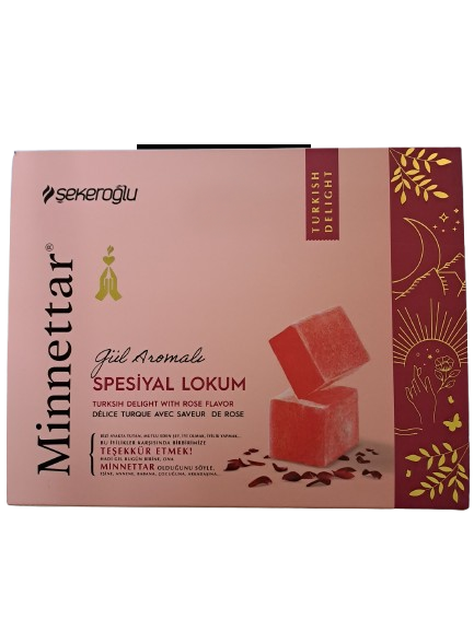 Minnettar Turksih Delight With Rose Flavor