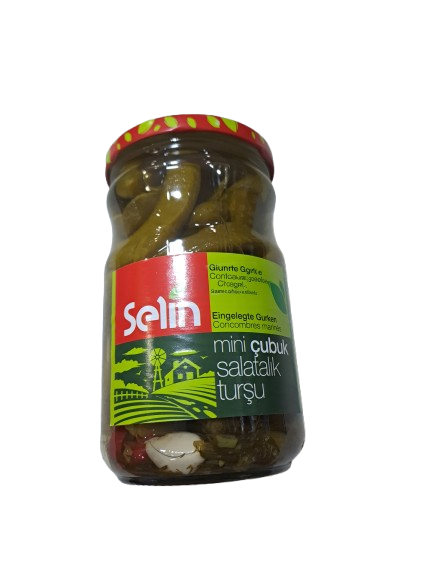 Mini çubuk salatalik turşu