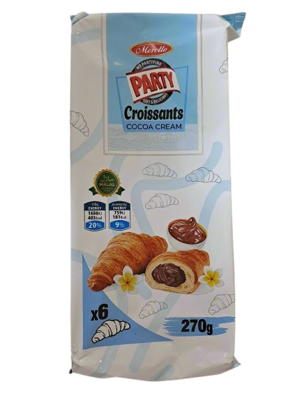 Morello Croissants cocoa cream