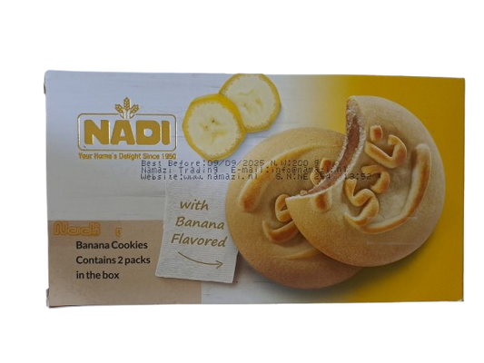 Nadi Banana Cookies Contains 2Packs in The Box