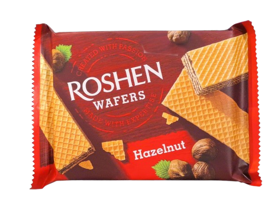 Roshen Wafers Hazelnut 72G
