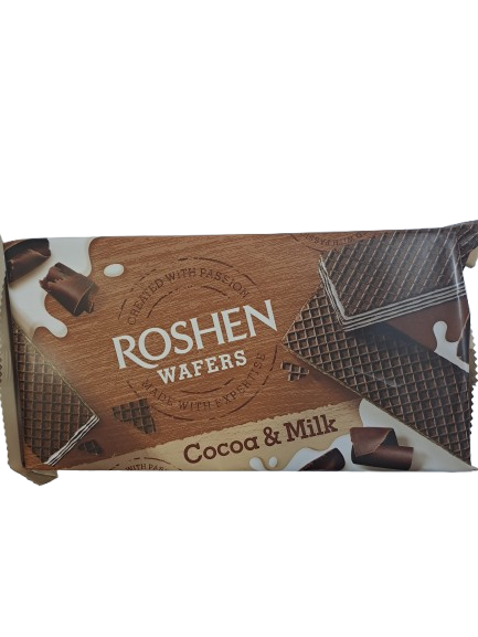 Roshen Wafers Cocoa& Milk