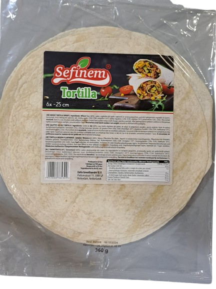 Sefinem tortila wraps