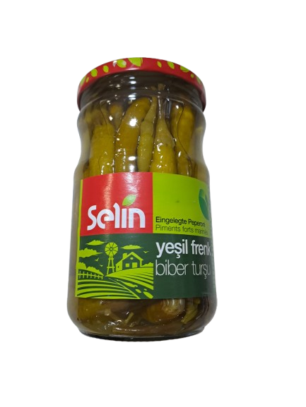 Selin yeşil frenk biber turşu