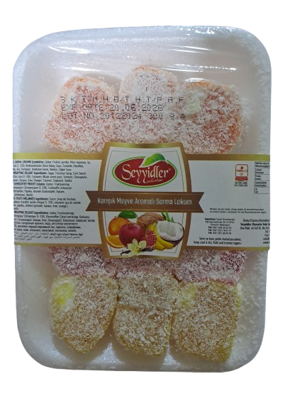 Seyyider Karsik Meyve Aromali Sarma Lokum