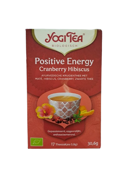 Yogi Tea Biologisch Positive Energy Cranberry Hibiscus