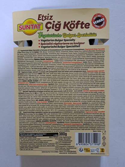 Suntat Etsiz Cig Kofte