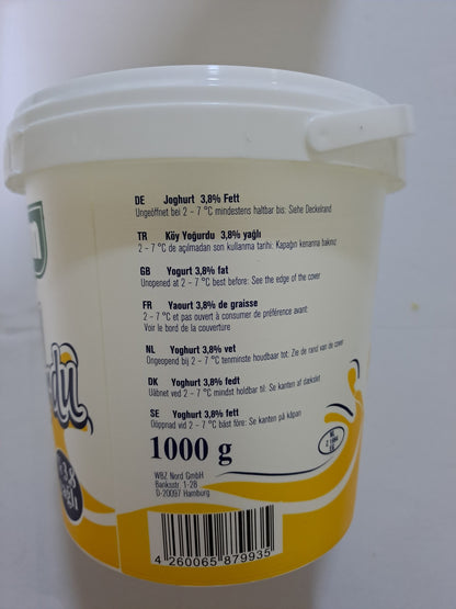 Sutum Koy Yogurdu 3,8 % Yagli
