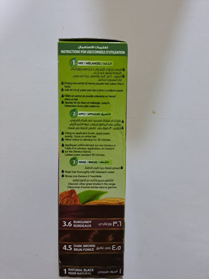 Vatika Henna Haarkleur Natuurlijk Bruin 4