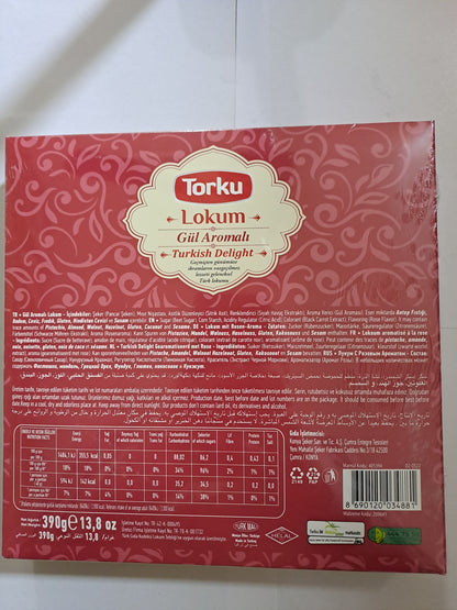 Torku Lokum Gul Aromali Turkish Delight