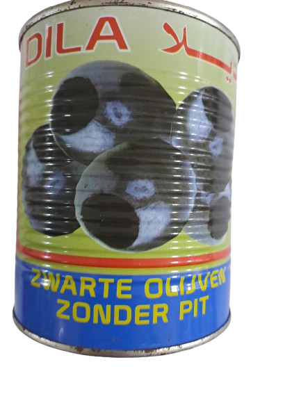 Dila zwarte olijven zonder pit
